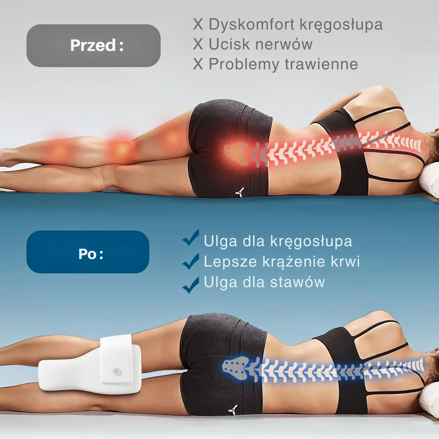 OrtoSleep - na ból pleców i stawów biodrowych